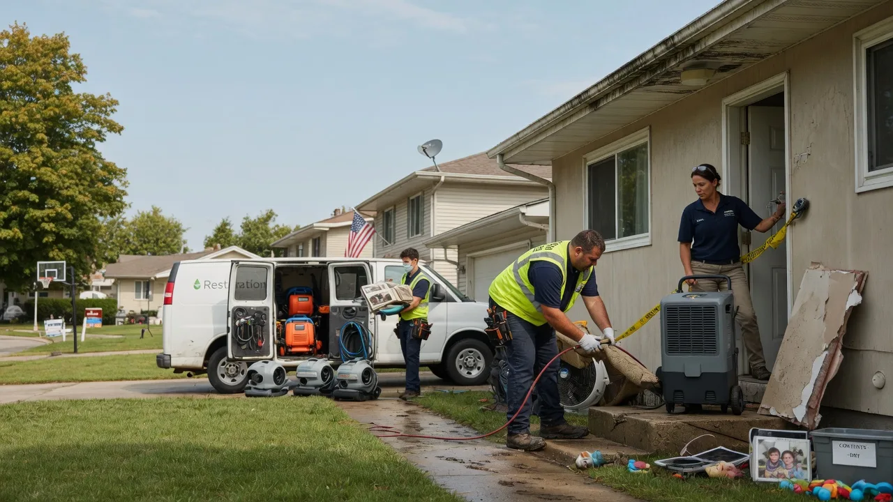 Water Damage Restoration in Hills, IA near me